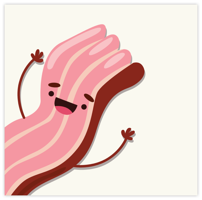 'Don't Go Bacon My Heart' Print